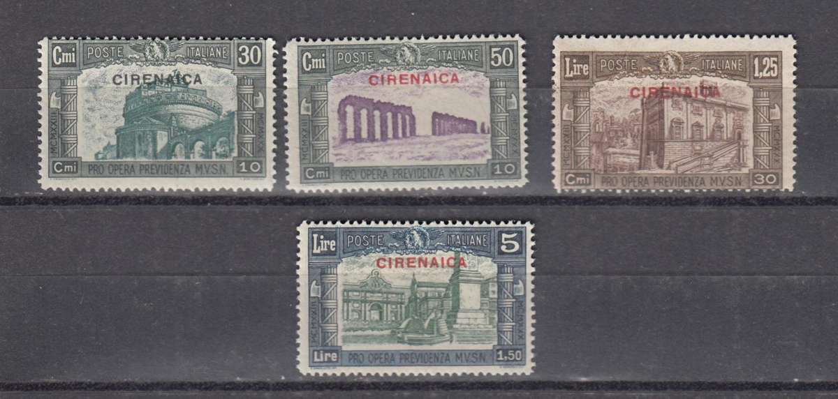 ITALIAN CYRENAICA 1030 set superb mint-SG 69 scarce  R4800.00