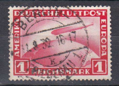 GERMANY-SCARCE ZEPPELIN SG 443 VFU  R1540.00