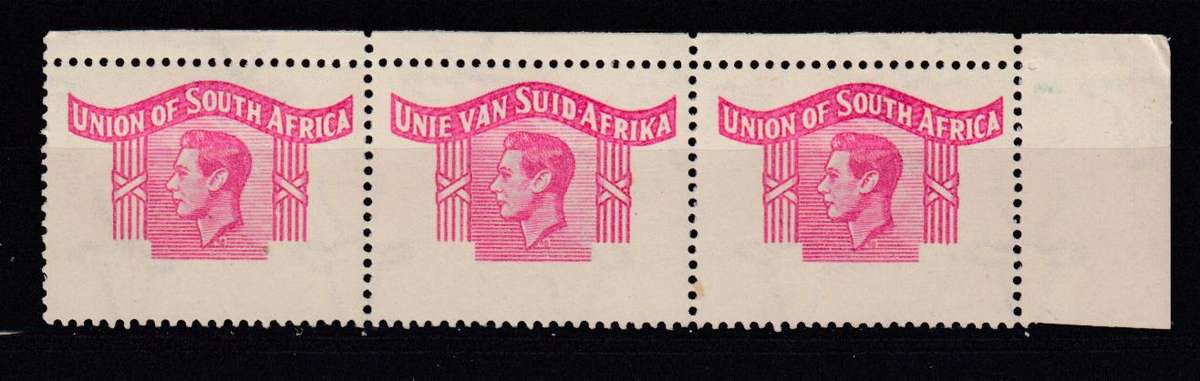 UNION-KGVI    VERY SCARCE REVENUE ESSAY-NOT SEEN TOO OFTEN !! UMM-FULL GUM-WATERMARKED PAPER