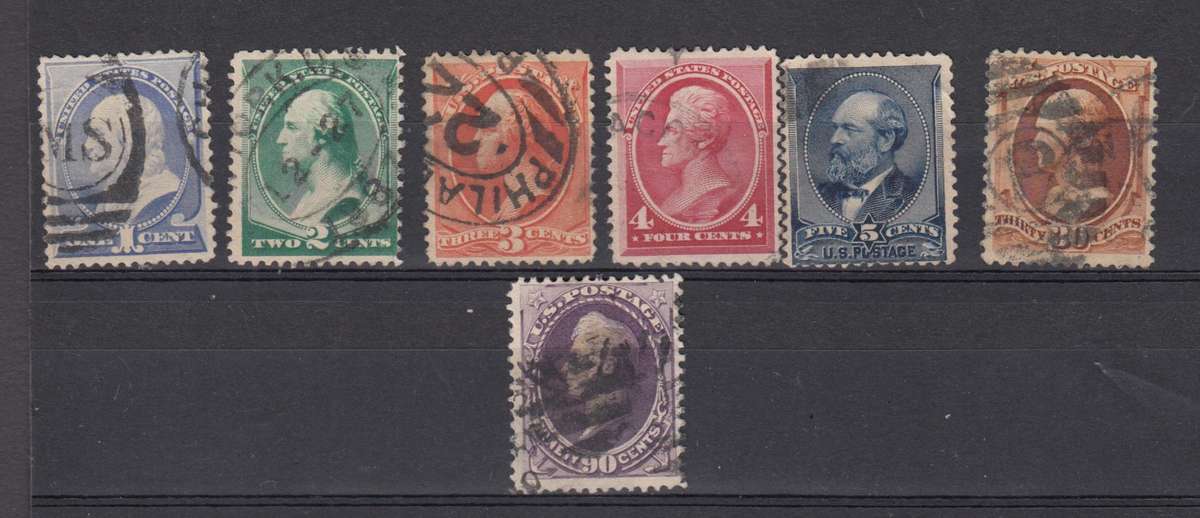 USA-1887 SCARCE LOT VFU  R11 800.00