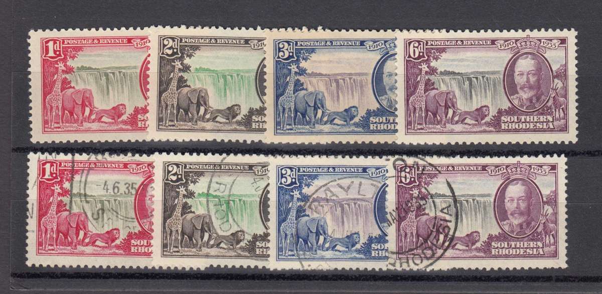 S.RHODESIA-S.JUBILEE VERY FINE UMM/MINT AND USED SETS  R1770.00