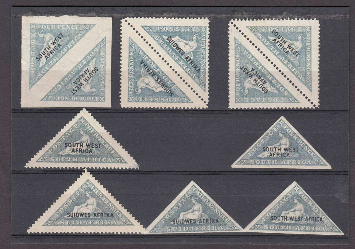 SWA-vfm UMM  pairs etc the scarce IMPERF PAIR HAS A LARGE TEAR