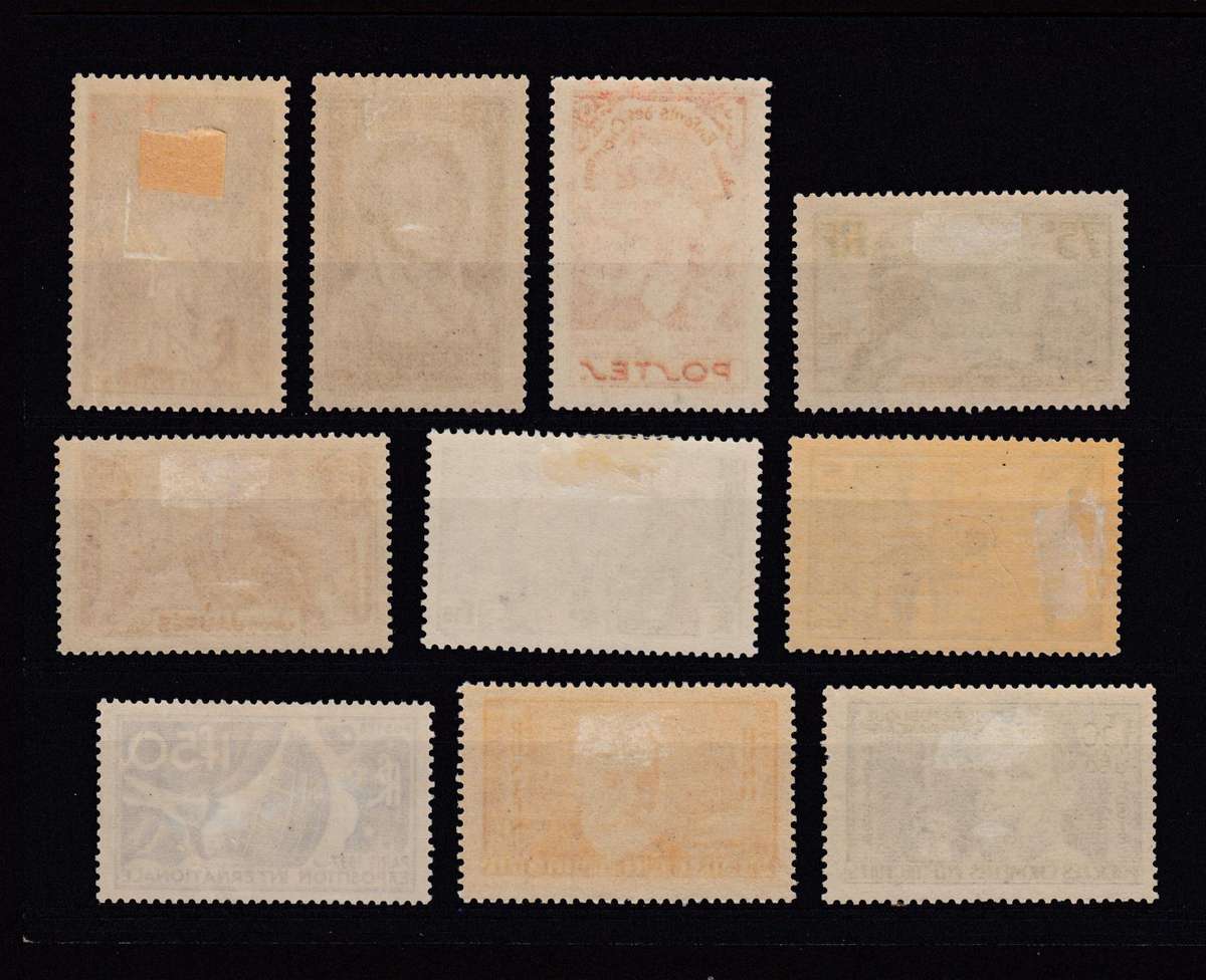 FRANCE-1930`s SCARCE LOT-FILL SOME GAPS !!! VFM-LIGHT H.R.     R4830.00 SEE BACKS BELOW
