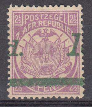 TVL-  VFM WITH MAJOR SHIFT OF OVERPRINT !!