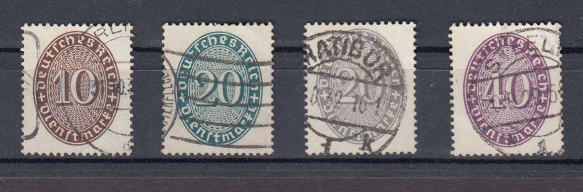 REICH-1927 RARE  Officials   R2940.00   Including Michele  119Y,121Y AND 723Y etc