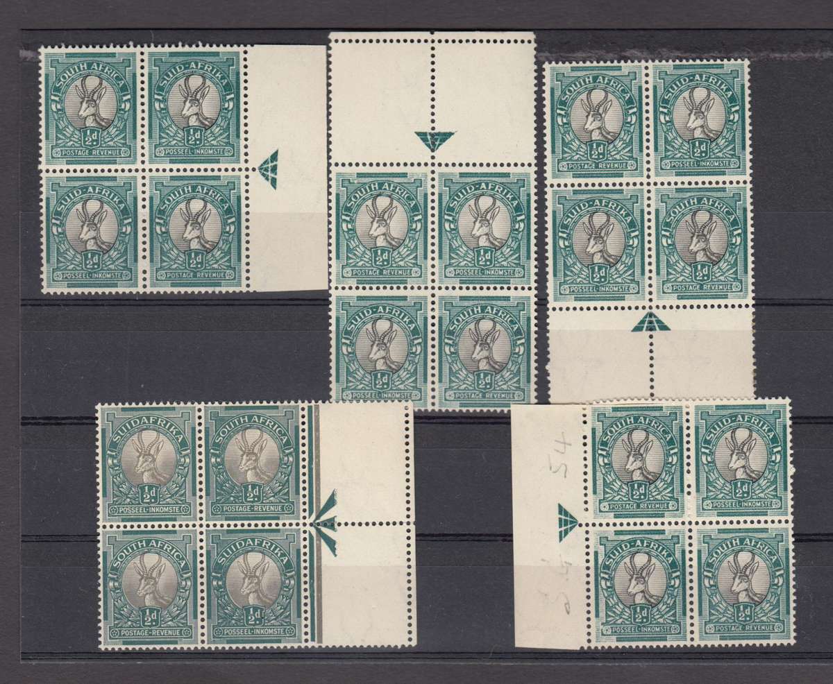 UNION-1/2d LOVELY LOT ALL UMM ARROW BLOCKS