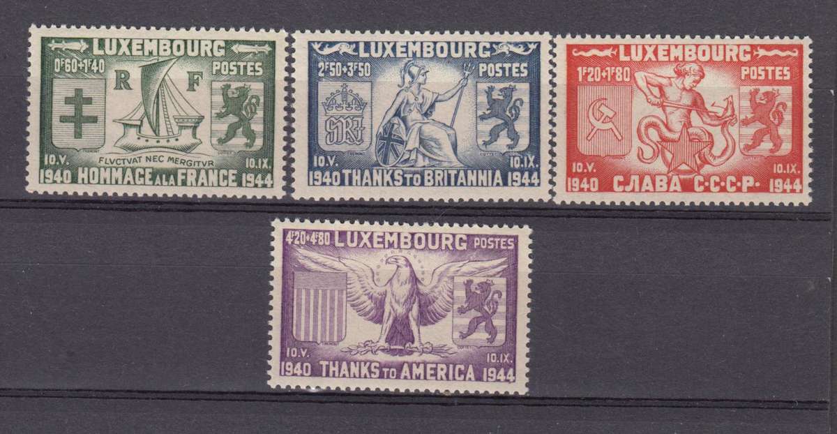 LUXEMBOURG -1944 SET SUPERB UMM