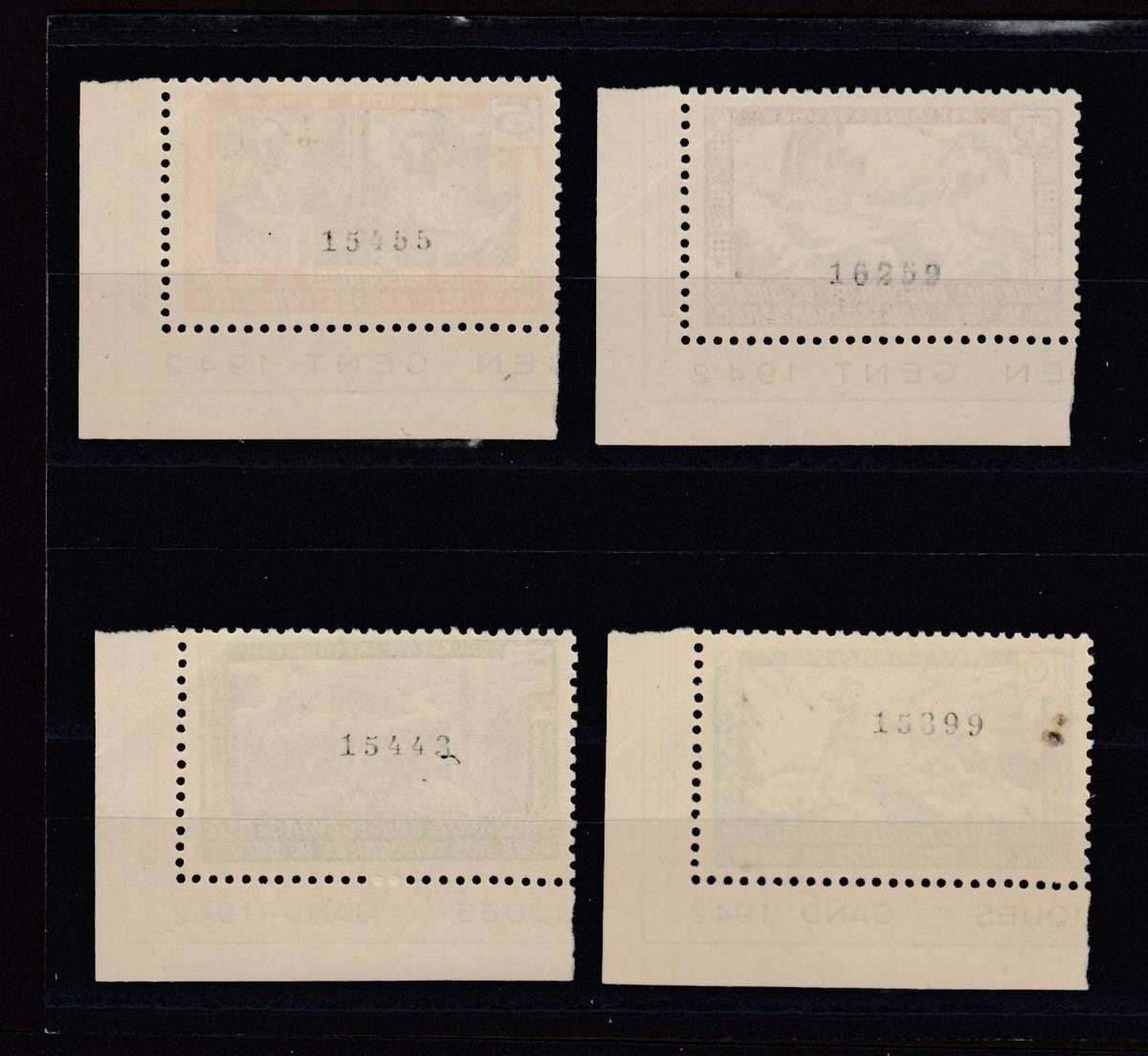 BELGIUM-1942 SET SUPERB UMM