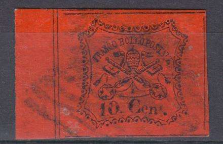 PAPAL STATES SG 34 SCARCE  SUPERB USED    GENUINE STAMPS    R3760.00