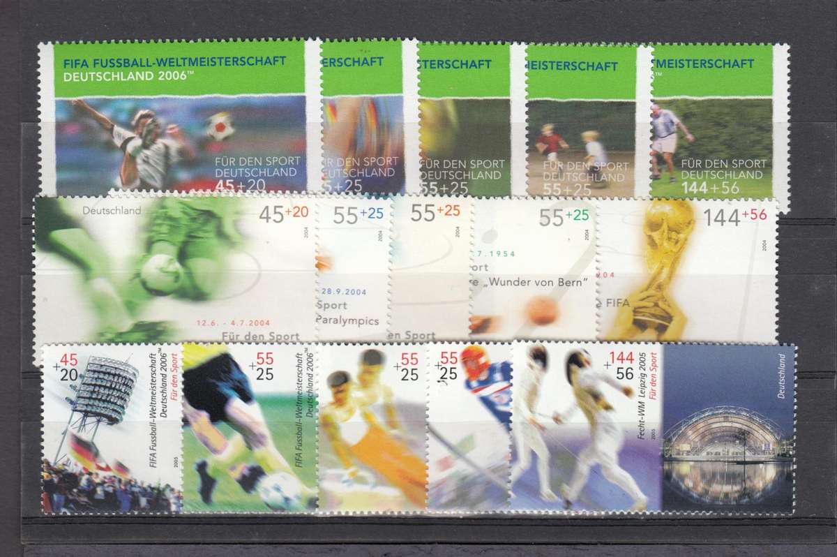 GERMANY-VERY SCARCE  three THEMATIC MODERN sets  R1720.00