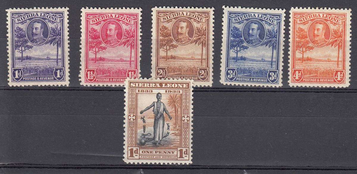 SIERRA LEONE VFM LOT-LIGHT H.R.