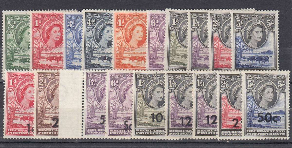 BECHUANALAND-QEII  R1920.00   vfm lot h.r.