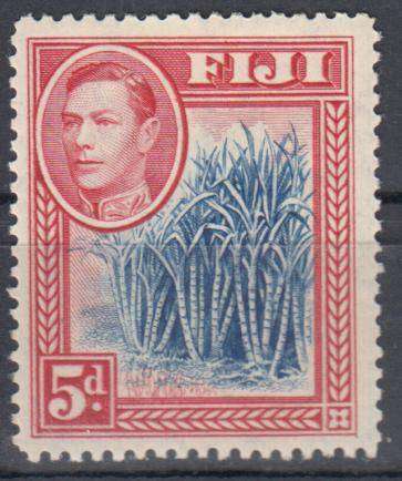 FIJI-KGVI DIFFICULT  R1030.00  SG258  vfm-h.r.