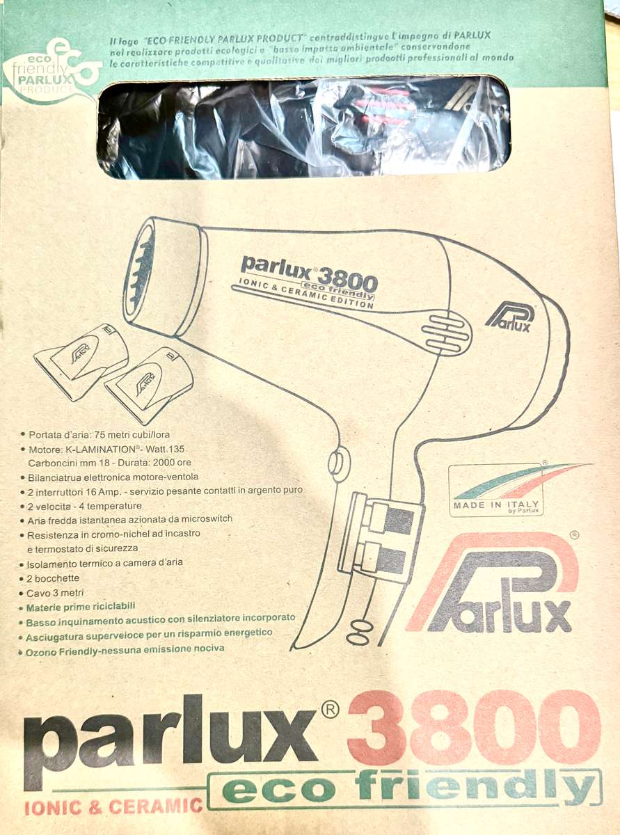 Parlux 3800 Eco Friendly Black