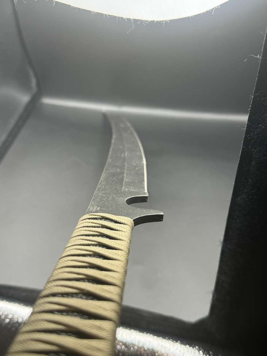 Black Ronin Combat Wakizashi Sword w/Black StoneWash Blade