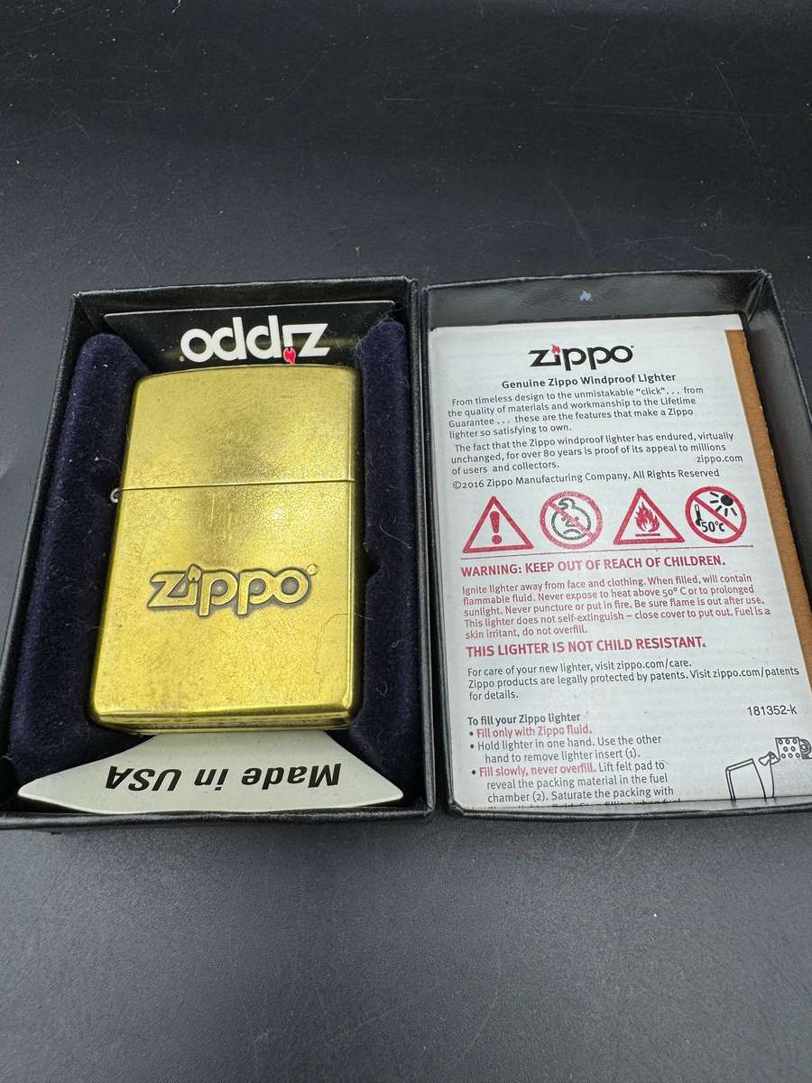 Zippo Solid Brass