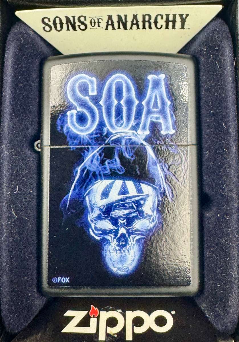 Zippo Harley SOA Skull 29317