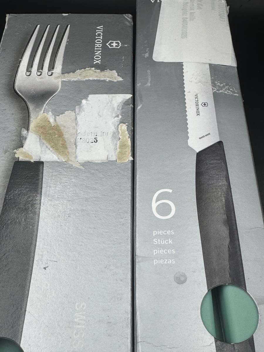Victorinox Fork and Knife Modern Mint Green