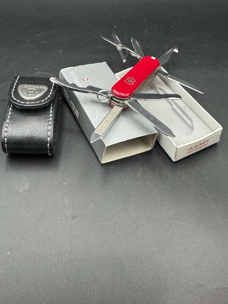 Victorinox  Mini Champ with LEATHER POUCH