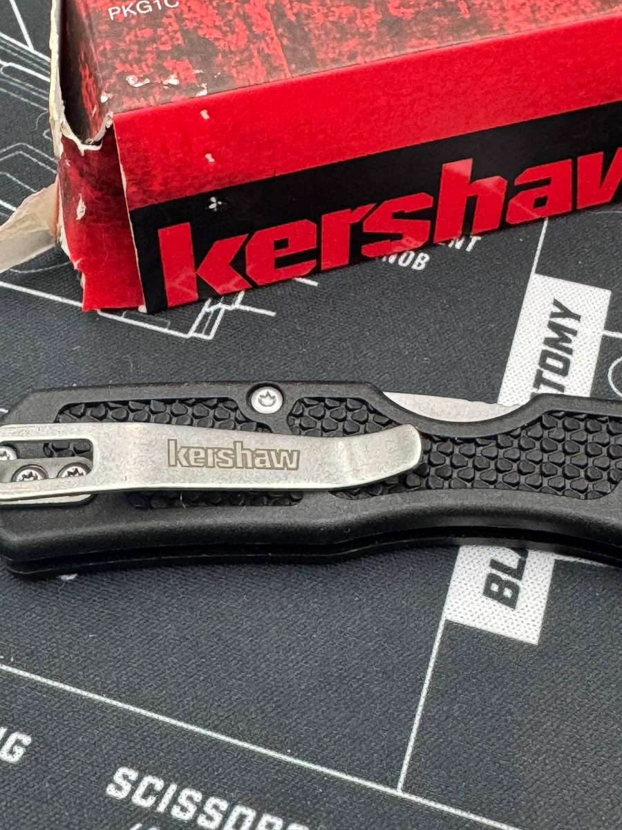 Kershaw Cargo Black GFN LockBack w/StoneWashed Blade Finish