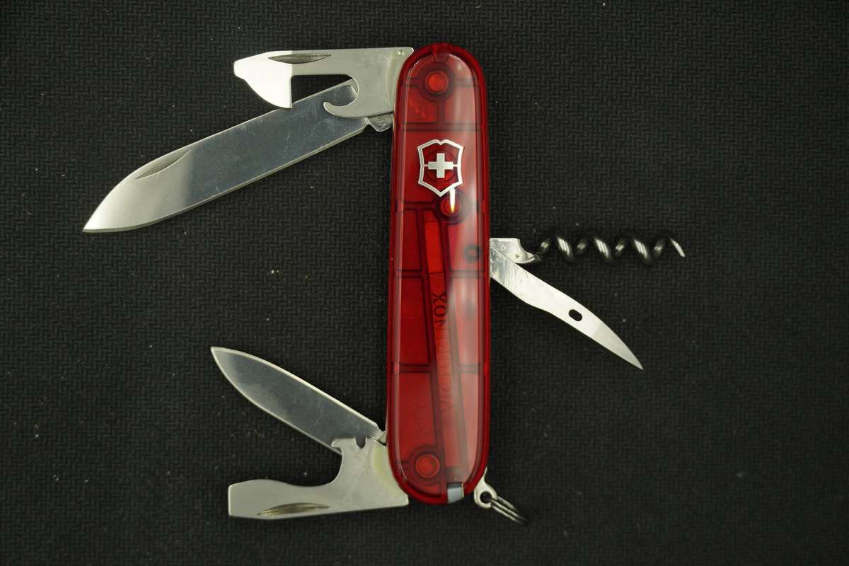 Victorinox Spartan NEW IN BOX- Transparent Red
