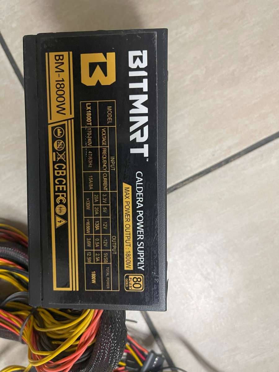 Bitmart 1800w 80 Plus Gold Power Supply