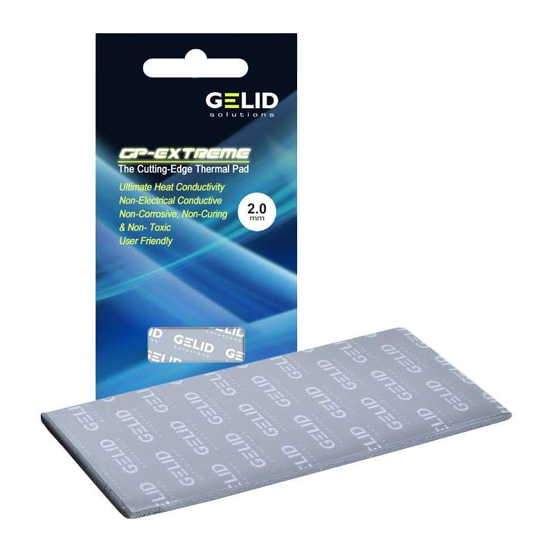 Gelid Solutions GP-Extreme Thermal Pad TP-GP01-D 80 x 40 x 2.0 mm Thermal Conductivity 12W