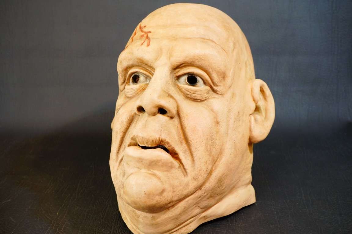 Vintage Don Post 1977 Rubber Halloween Mask PLAN 9 FROM OUTER SPACE Tor Johnson