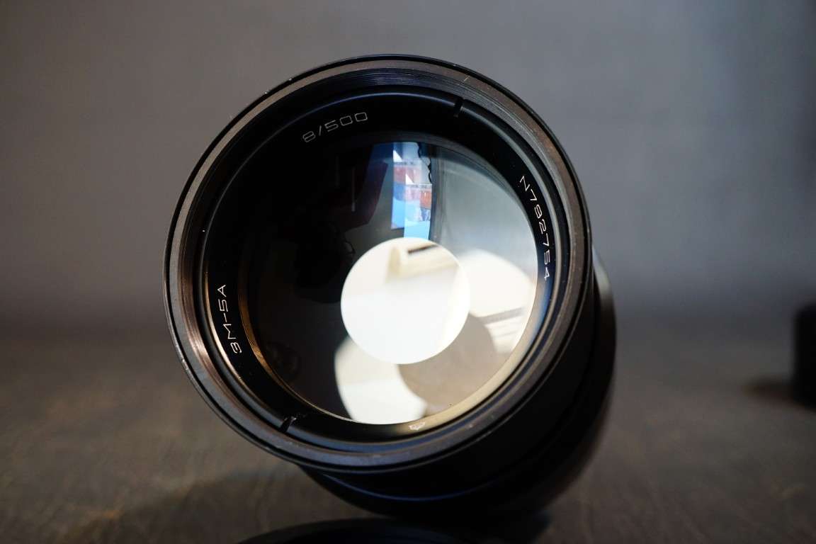 Maksutov 3M-5A-MC 500mm f8 Mirror Catadioptric Reflex Lens in Canon FD Mount **Great Condition**