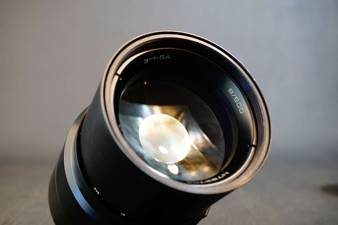 Maksutov 3M-5A-MC 500mm f8 Mirror Catadioptric Reflex Lens in Canon FD Mount **Great Condition**