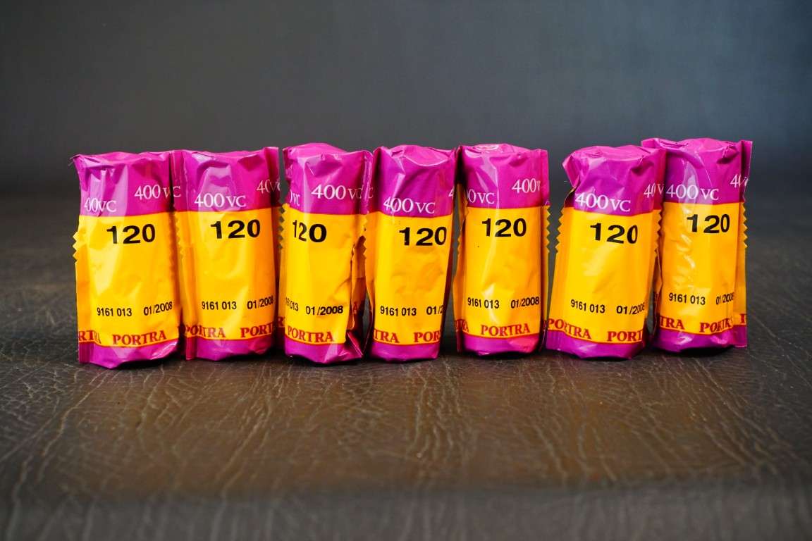 7 x Rolls Kodak Portra 400 VC ISO 120 Medium Format Colour Film Expired 2008  **Batch Tested**