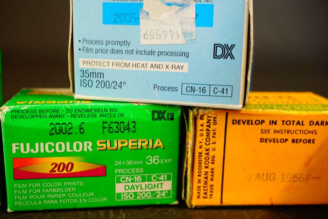 7x Rolls of Various Expired 35mm Film  **Expired Film, NOT TESTED**