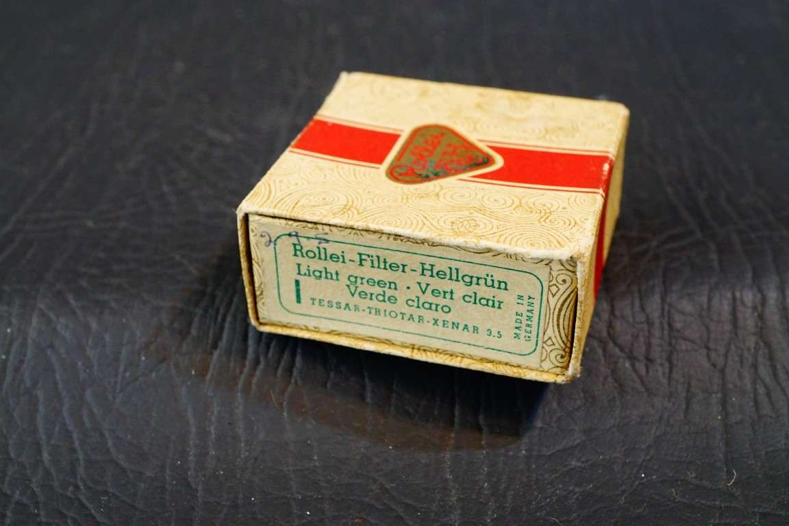 Rollei Franks & Heidecke RI/Bay 1 - Hellgrun Light Green Filter w/ Case and Box **Great Condition**