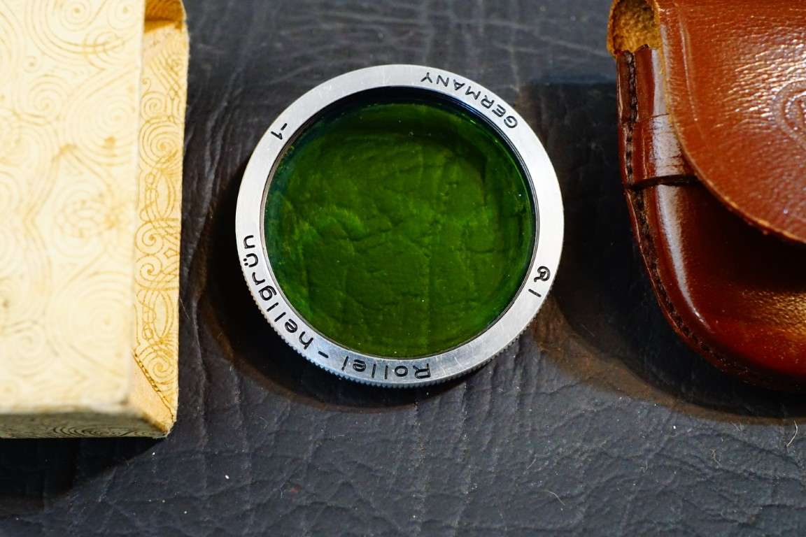 Rollei Franks & Heidecke RI/Bay 1 - Hellgrun Light Green Filter w/ Case and Box **Great Condition**
