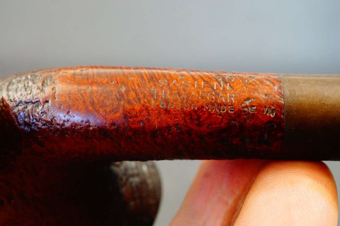 Sasieni Sandhurst Bent Billiard (56 SXS) Tobacco Pipe **Good Condition**