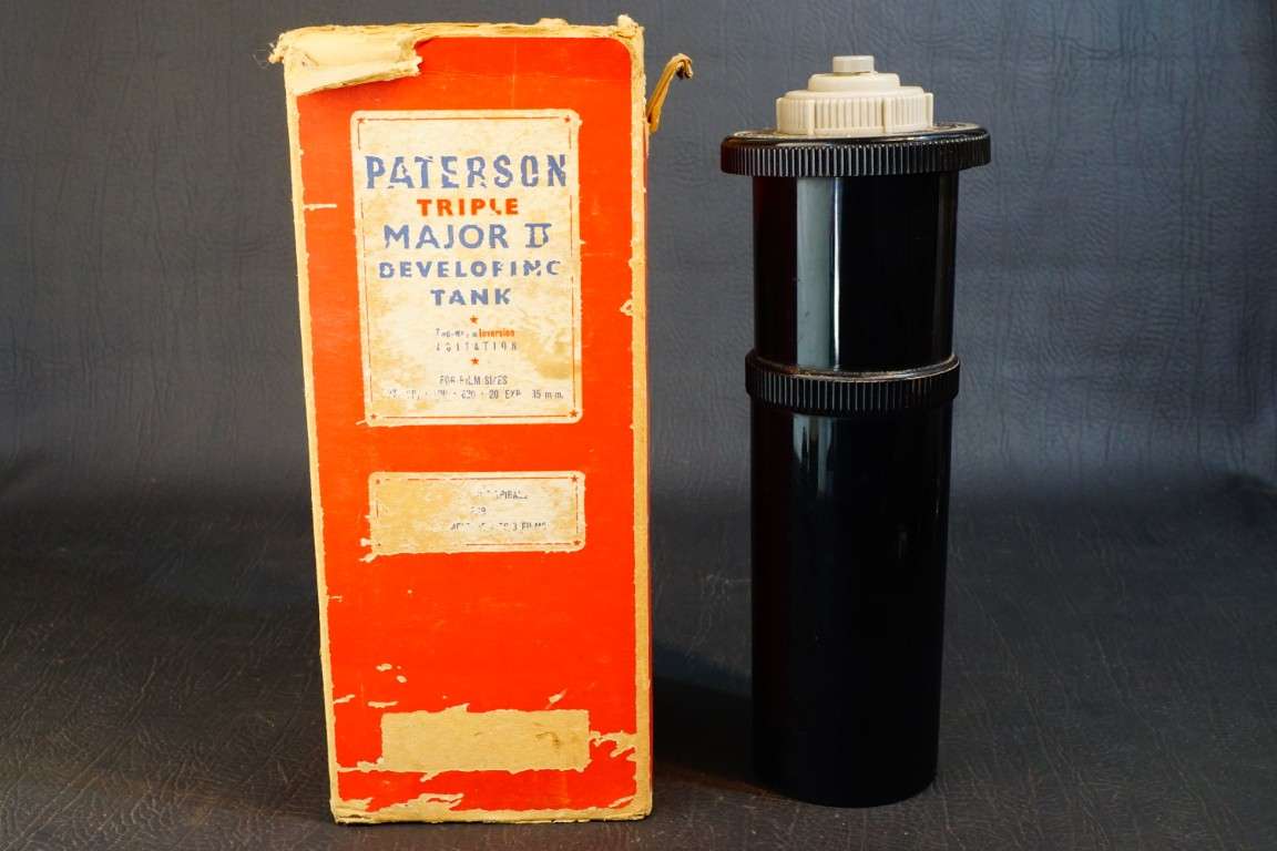 Paterson Major II Triple Film Developing Tank with 3 Spirals for 35mm & 120 **Good Condition**