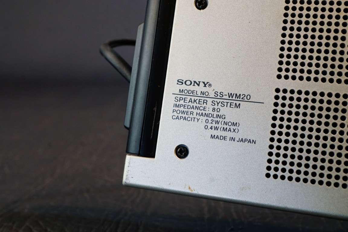Rare 1980s Vintage SS-WM20 Sony Walkman Foldable Portable Speakers **Great Condition**