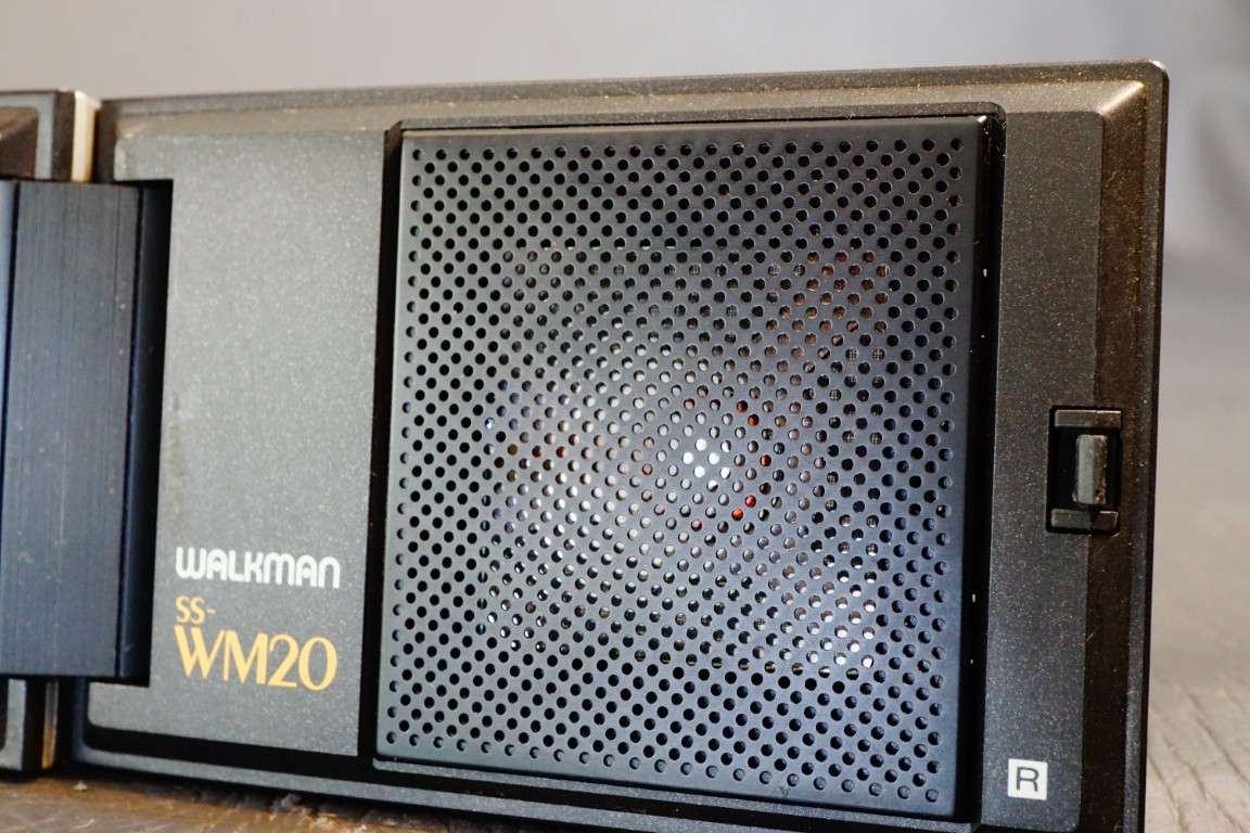 Rare 1980s Vintage SS-WM20 Sony Walkman Foldable Portable Speakers **Great Condition**