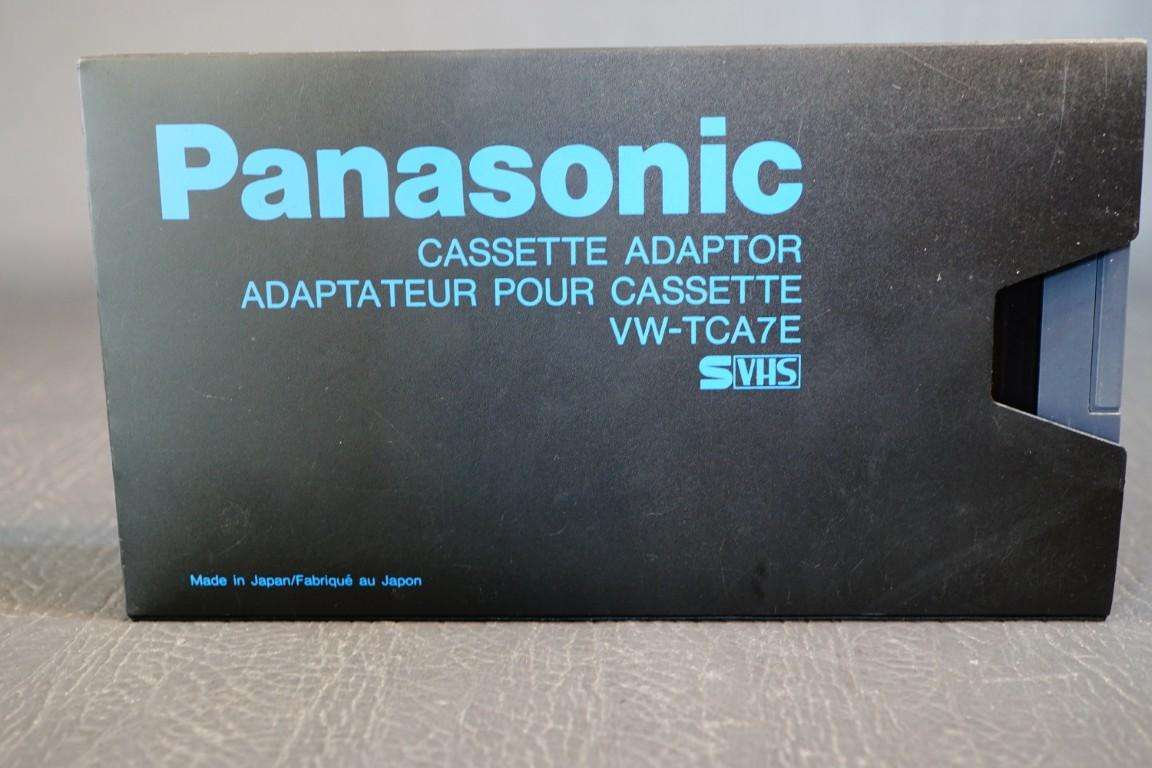 VHS/C Cassette Adaptor PANASONIC VW-TCA7E SVHS Camcorder Converter Tape Adapter **Great Condition**