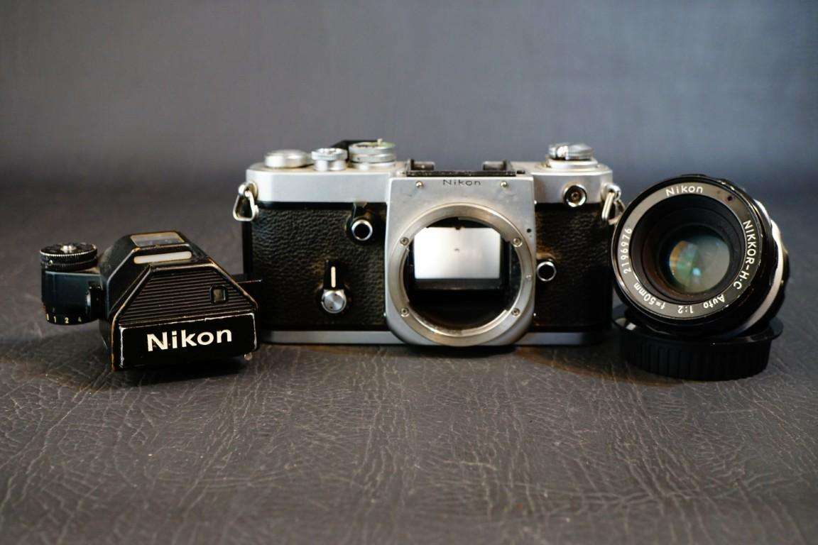 Nikon F2S Photomic 35mm SLR with DP-2 Finder and Nikkor 50mm F2 Lens **Good Condition**