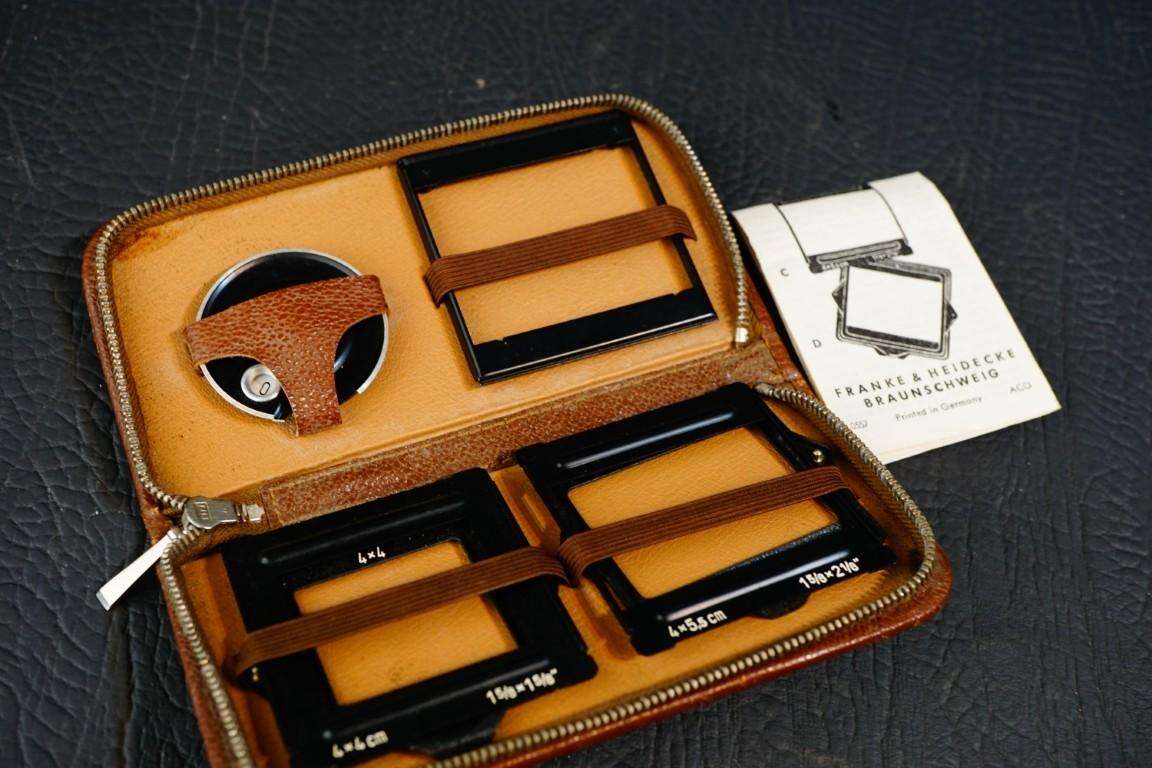 Rollei Rolleicord Vb Va - 16 Exposure Kit - Mask Set Complete with Case **Great Condition**
