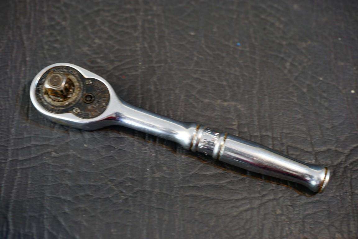 Vintage Snap-On Tools TM 70 B 1/4" Drive Standard Ratchet MINI 4.25" Long **Good Condition**