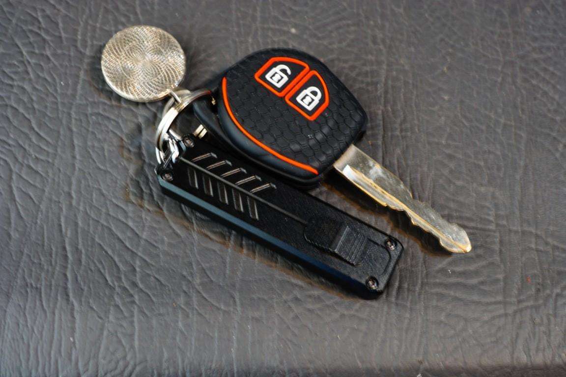 OTF Scalpel Knife Automatic Out the Front D/A Double Action Blade 5.25" MINI Black  **5 Blades Inc**