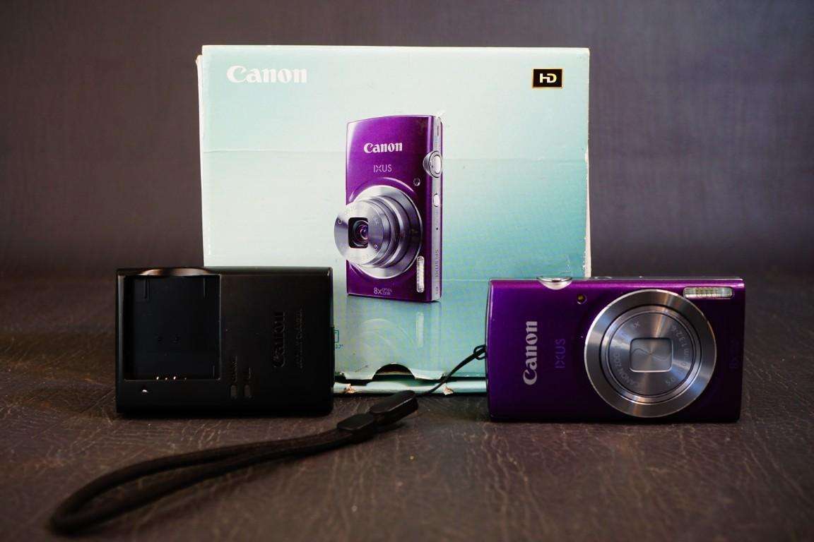 Purple Canon Ixus 145 / ELPH 135 16.0MP Digital Compact Camera with Box **Great Condition**