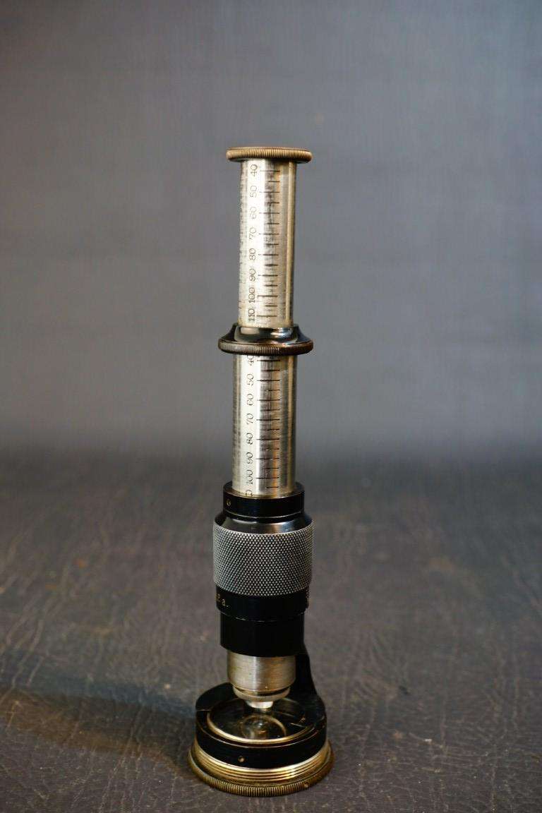 Hensoldt TAMI Antique Cased Field Microscope 1920s Hi Quality Taschenmikroskop **Good Condition**