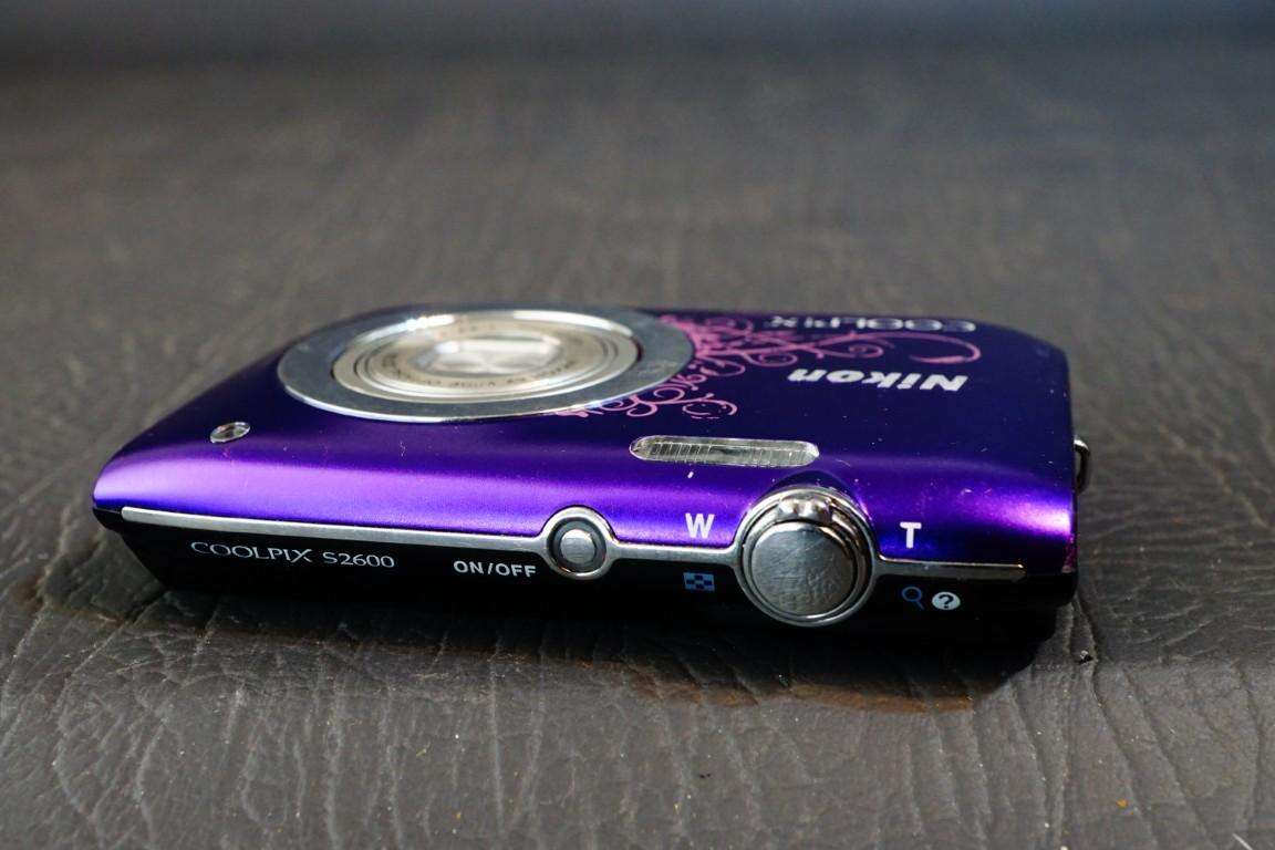 Nikon Coolpix S2600 14.0MP Purple Compact Digital Camera with 5x Optical Zoom