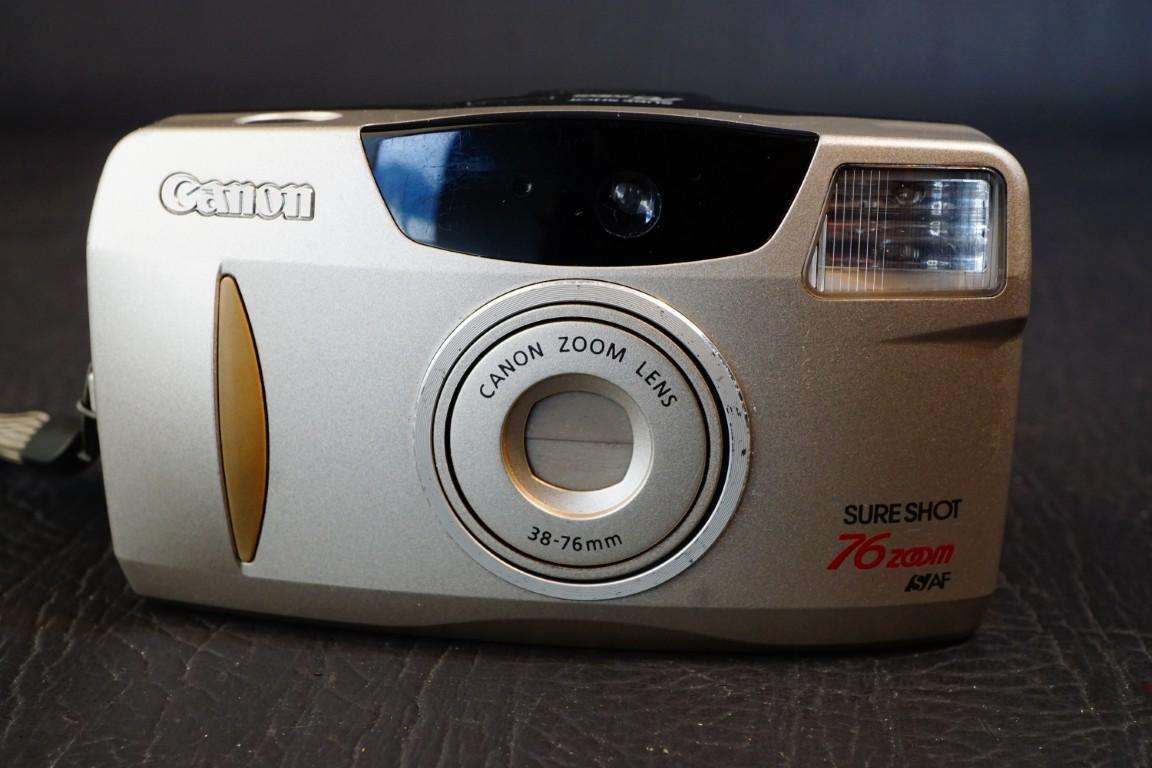 Canon Sure Shot 76 Zoom Point and Shoot AF Film Camera with 38-78mm Zoom Lens **Good Condition**