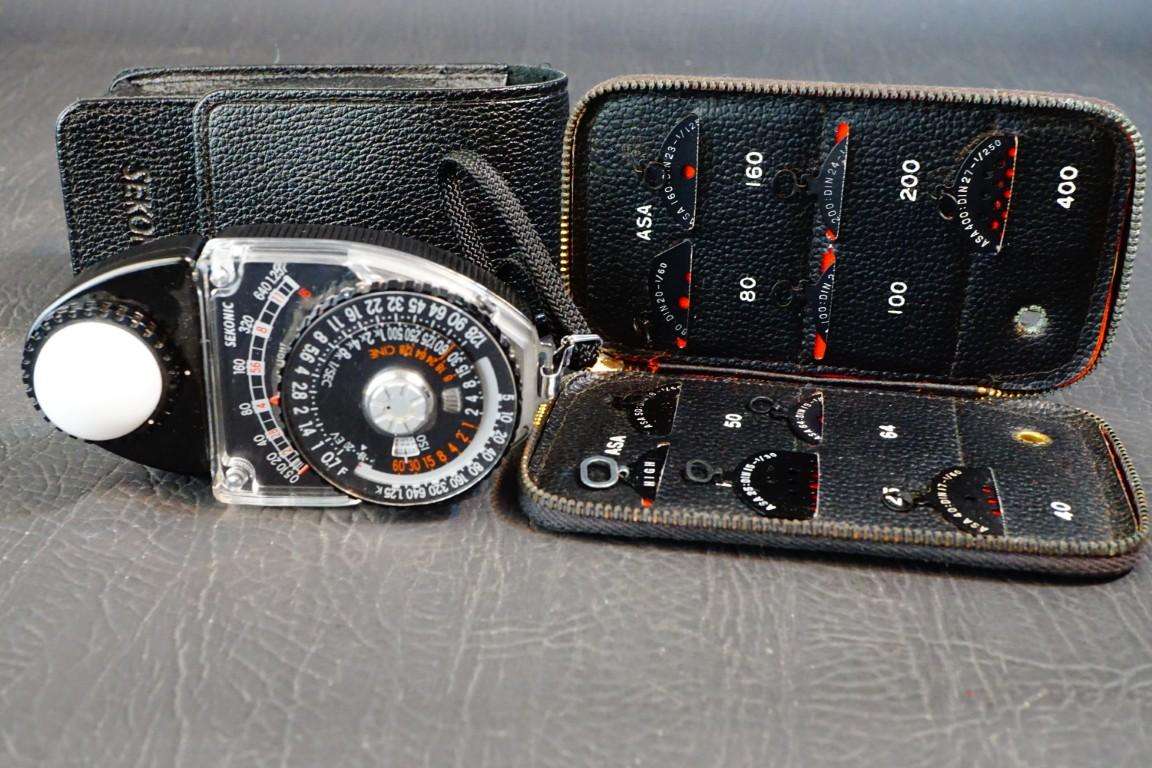 SEKONIC L-398M Studio Deluxe II Light Meter L-398 with Original Case **Excellent Condition**