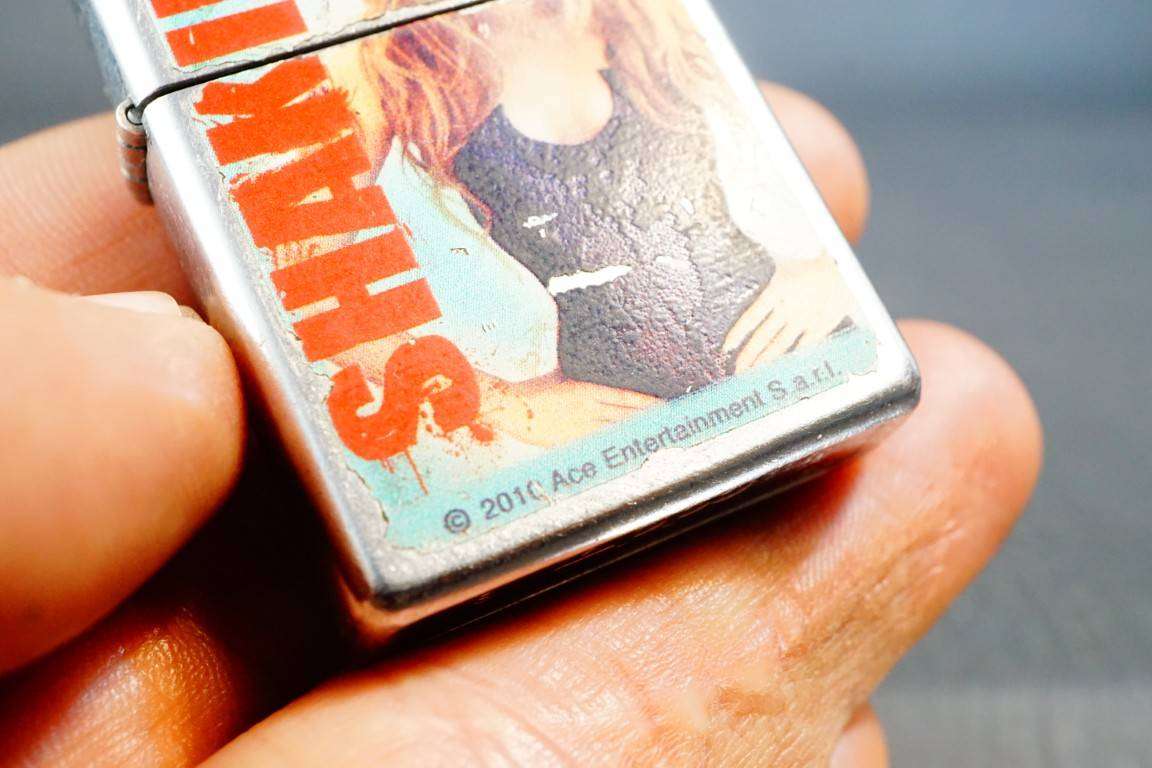 Shakira Zippo Stainless Steel with Sandblasted Finish  **Great Condition**