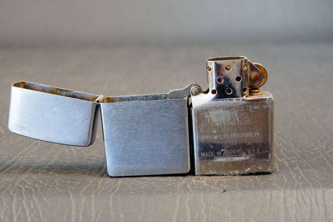 Zippo Stainless Steel with Brushed Finish  **Great Condition**